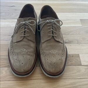 Johnston & Murphy Men's Tan Suede Shoes 12